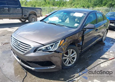 2017 Hyundai Sonata Se z USA, uszkodzony, nr VIN 5NPE24AF0HH485880